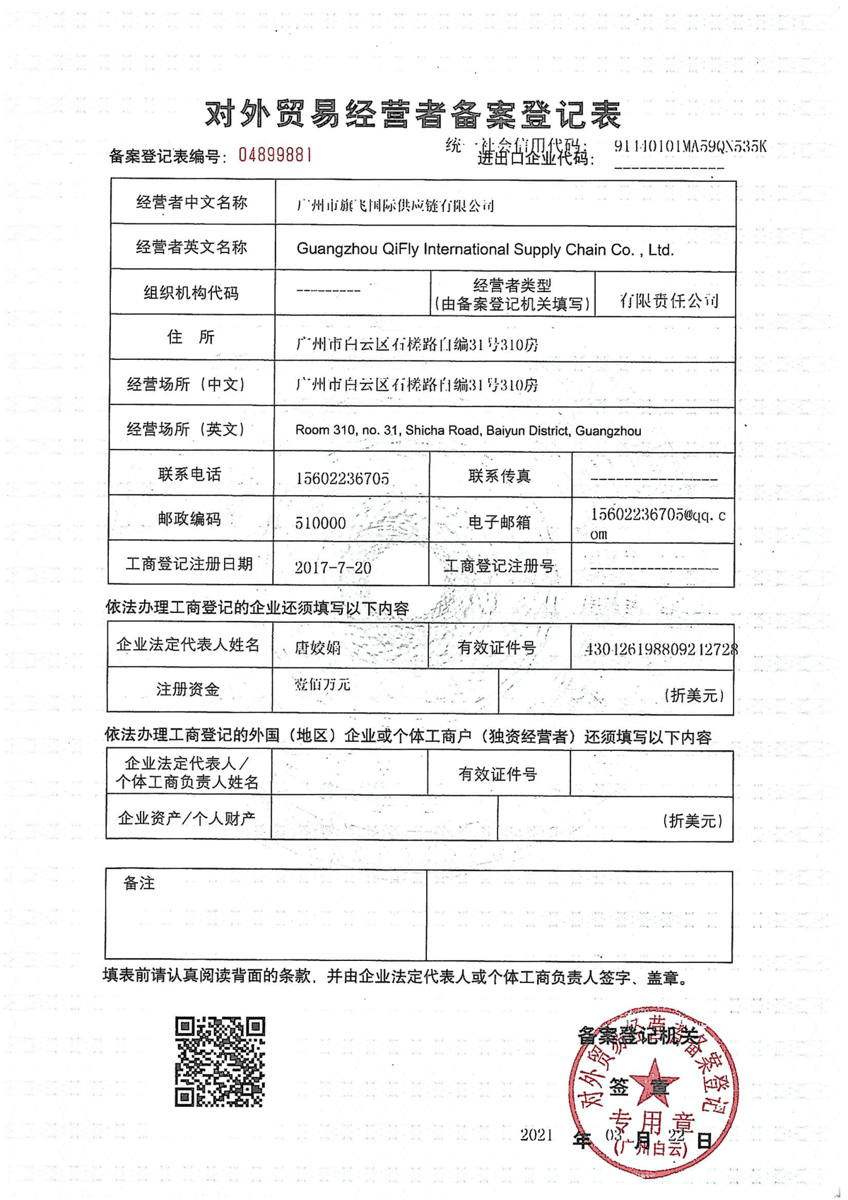 Export License