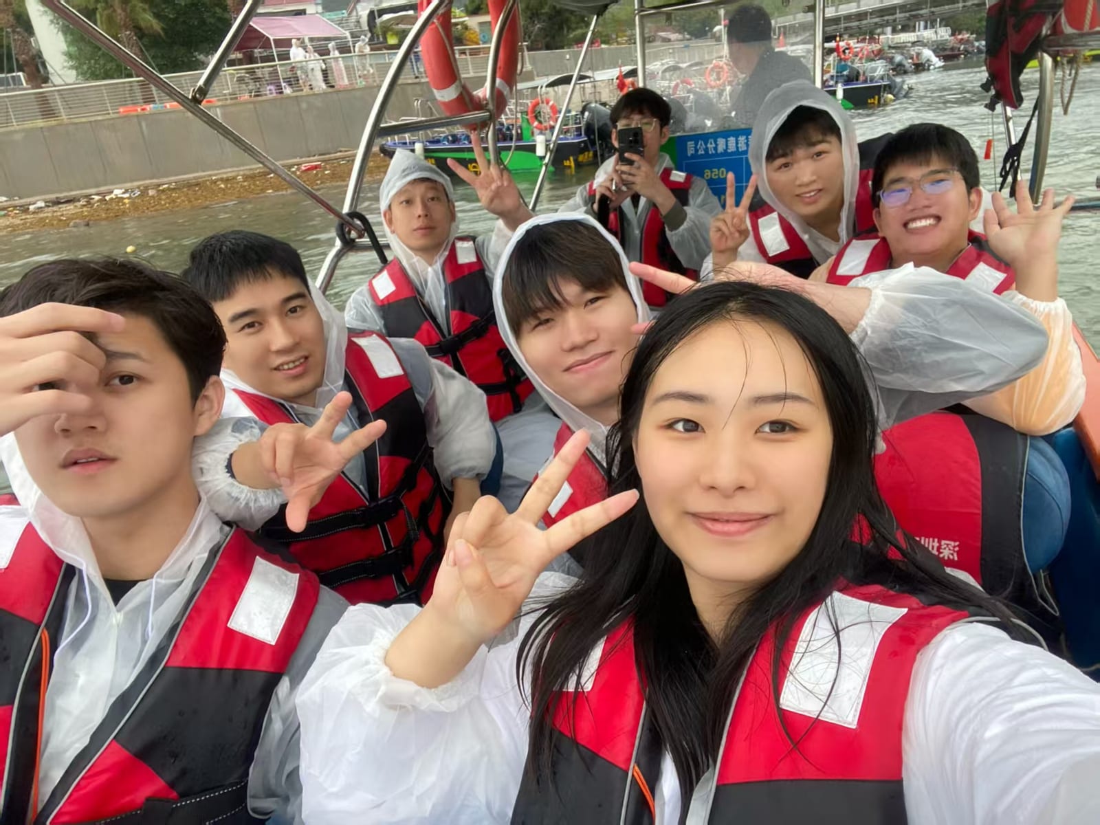QIFLY colleagues taking part in an outdoor team activity